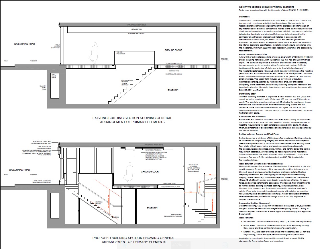Restaurant Tenant Fit-out, Kings Cross