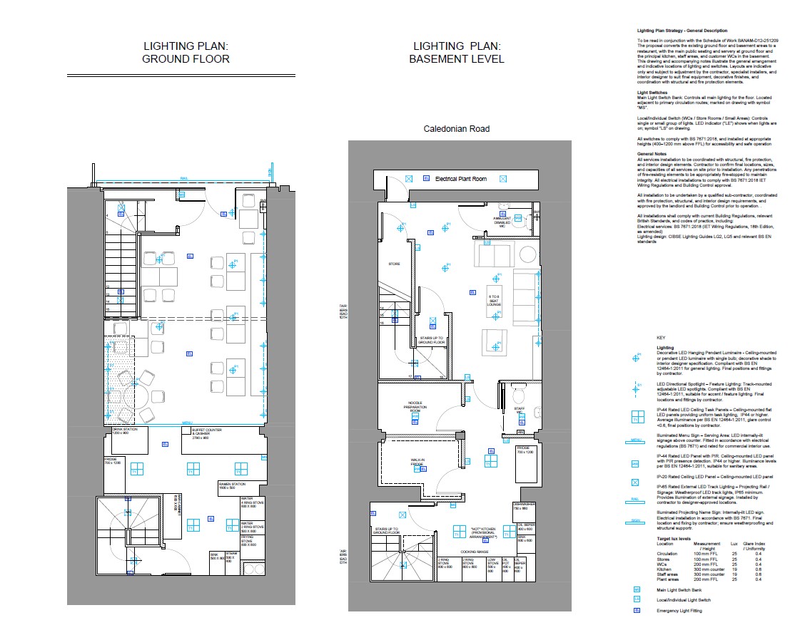 Restaurant Tenant Fit-out, Kings Cross