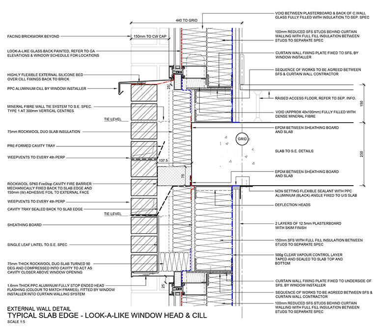Technical drawings for tender and building regulations