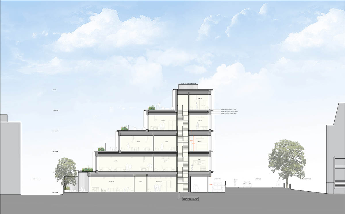 Multi-level light industrial workshops in Enfield