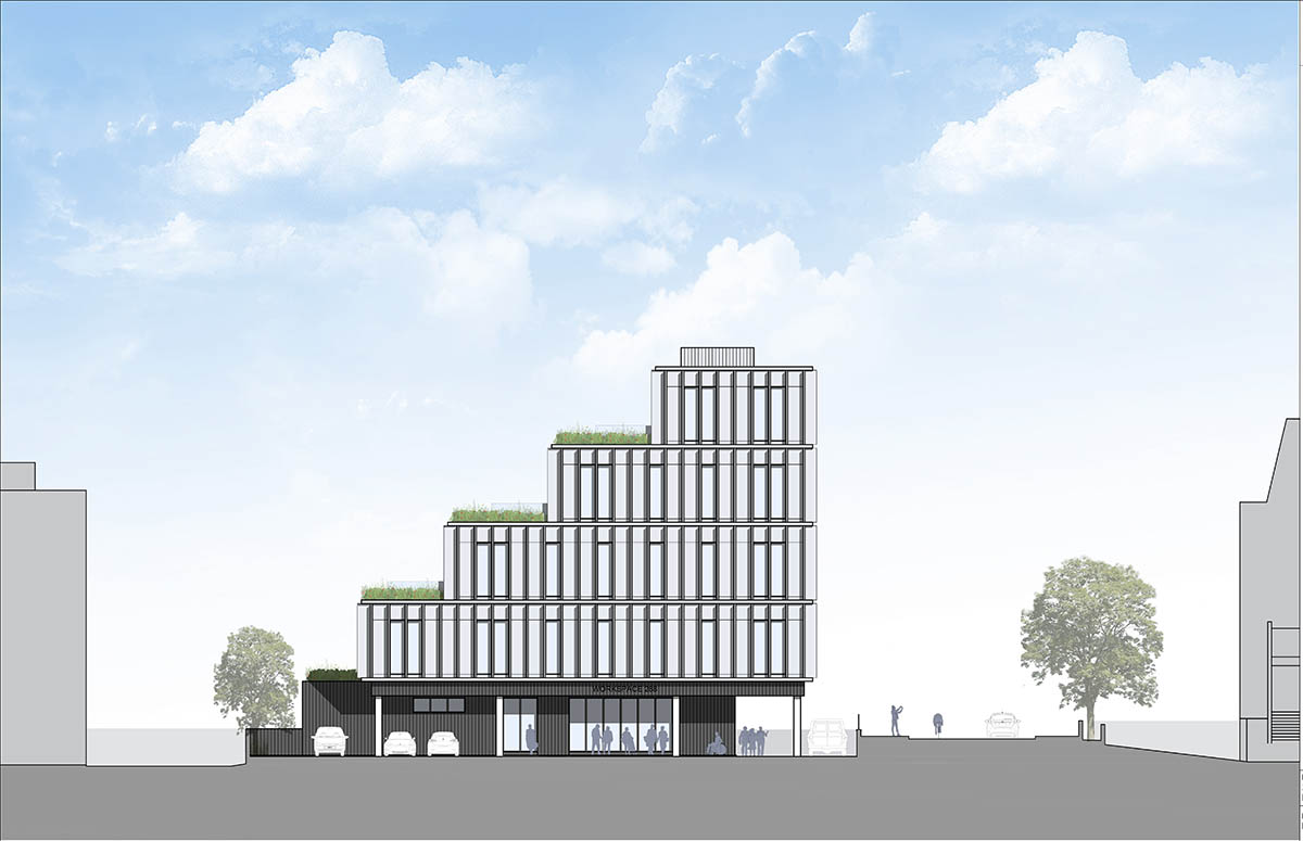 Multi-level light industrial workshops in Enfield