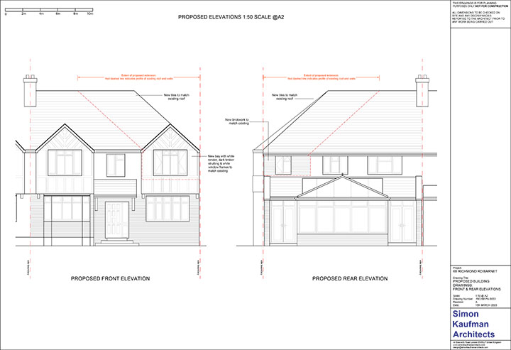 residential architect for house extensions in Barnet